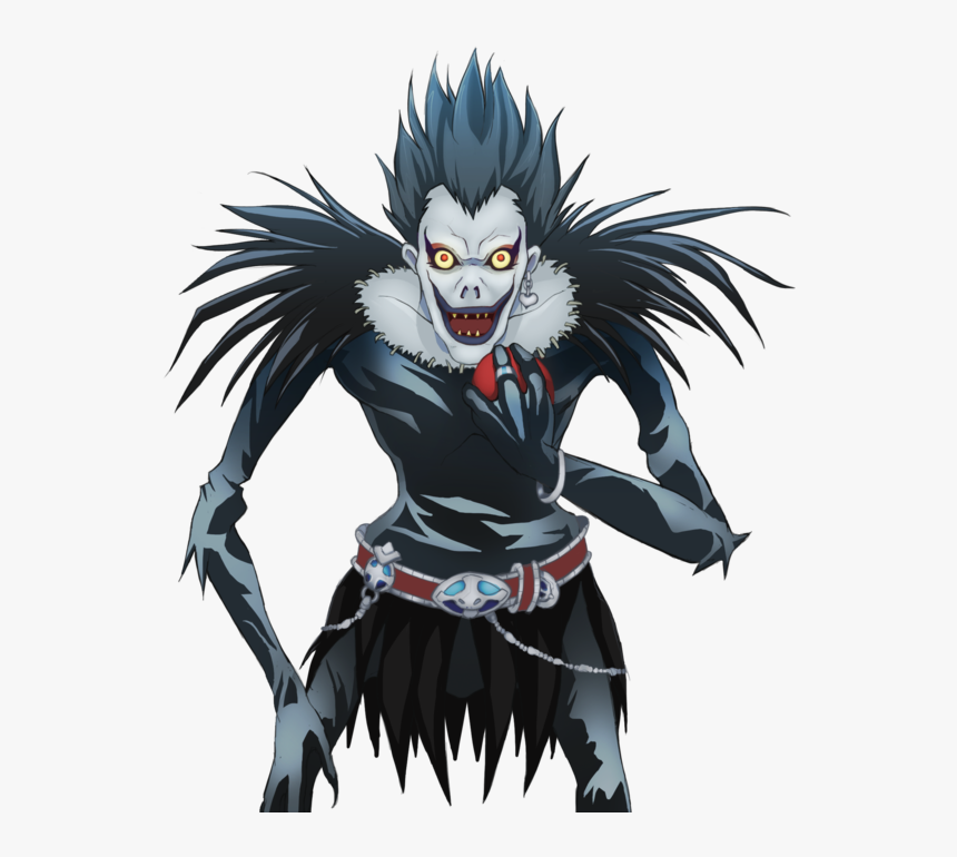 Death Note Ryuk Png Banner Black And White Download - Death Note Ryuk Transparent Background