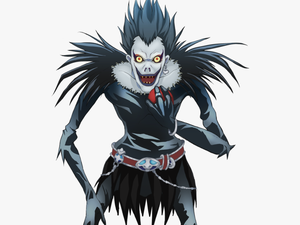 Death Note Ryuk Png Banner Black And White Download - Death Note Ryuk Transparent Background