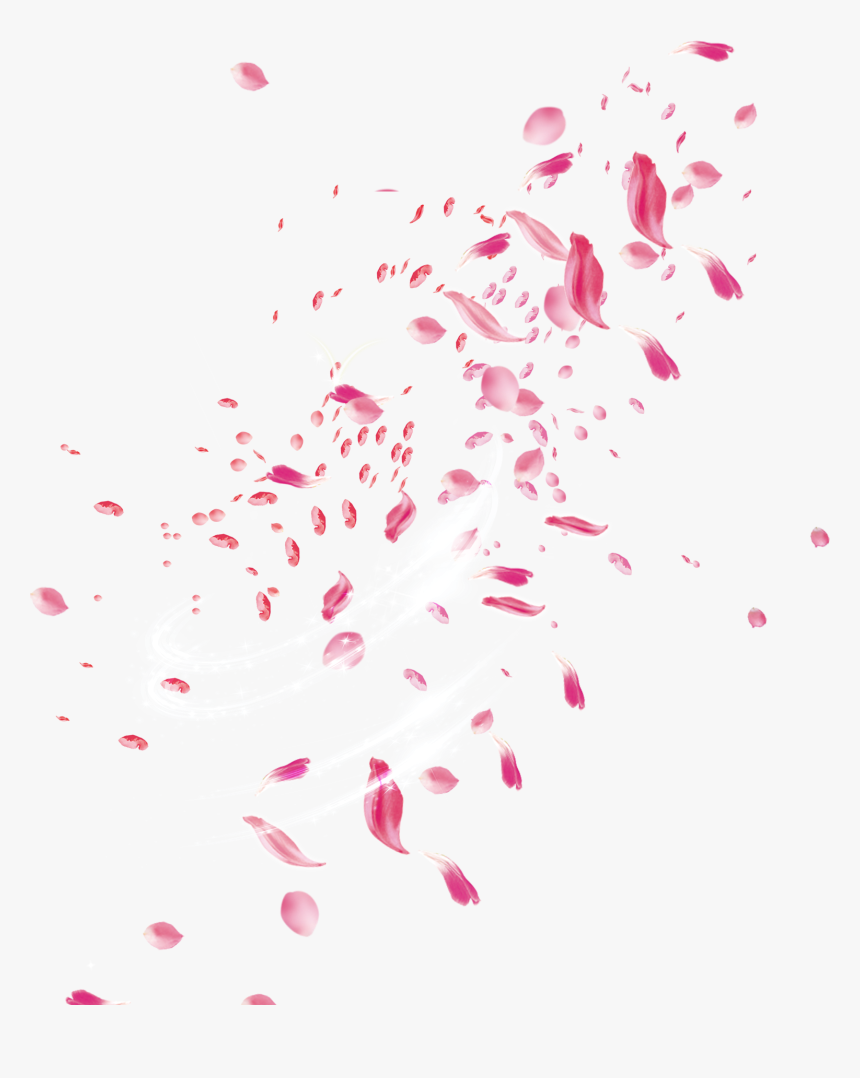 Pink Rose Petals Png - Transpare