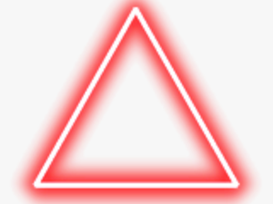 Red Neon Triangle Png