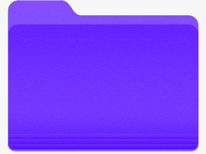 Mac Purple Folder Icon