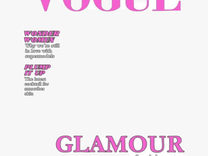 #freetoedit #vogue #magazine #cover #glamour #pink - Vogue Magazine Cover Picsart