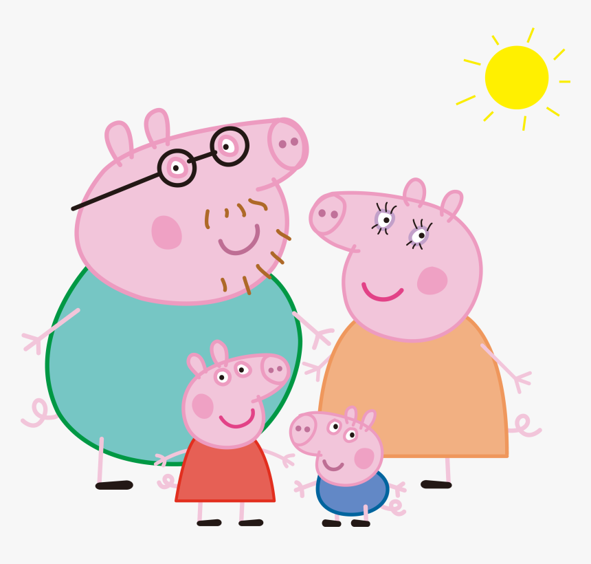 Peppa Pig Family Png - Peppa Pig Family Vector