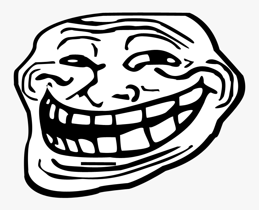 Troll Face Transparent Background - Troll Face Without Background