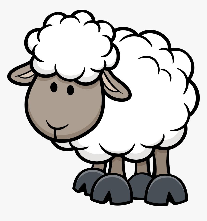 Sheep Animals Cartoon Illustration Download Hq Png - Cartoon Sheep Png