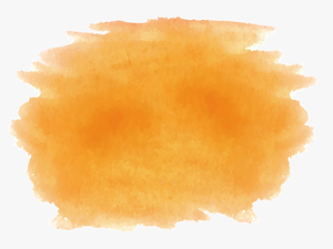 Transparent Watercolor Brush Strokes Png - Orange Watercolor Background Free