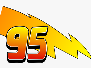 Transparent Lightning Vector Png - Lightning Mcqueen 95 Logo