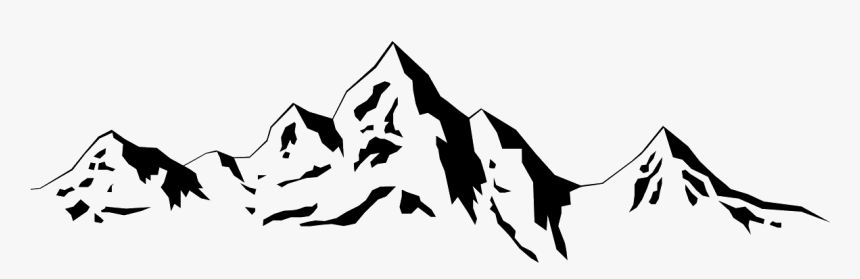 Transparent Mountain Outline Png