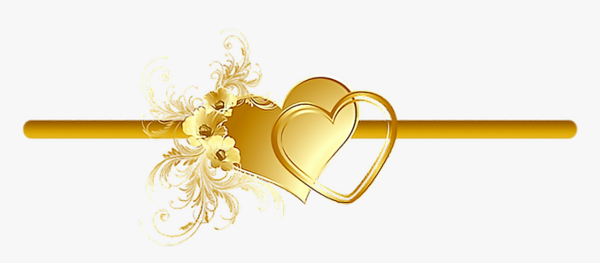 #gold #heart #flowers #vinesandl