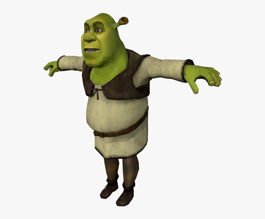 Shrek Face Png - Shrek T Pose Tr