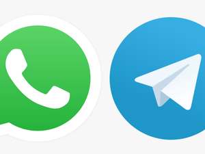 Whatsapp And Telegram Logo