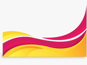 Pink Yellow Wave - Yellow Pink Wave Png