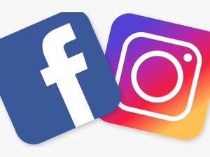 Transparent Instagram Png - Follow Us On Facebook And Instagram Logo