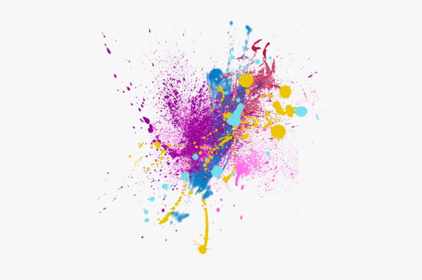 Colorful Splash Png - Colour Pic