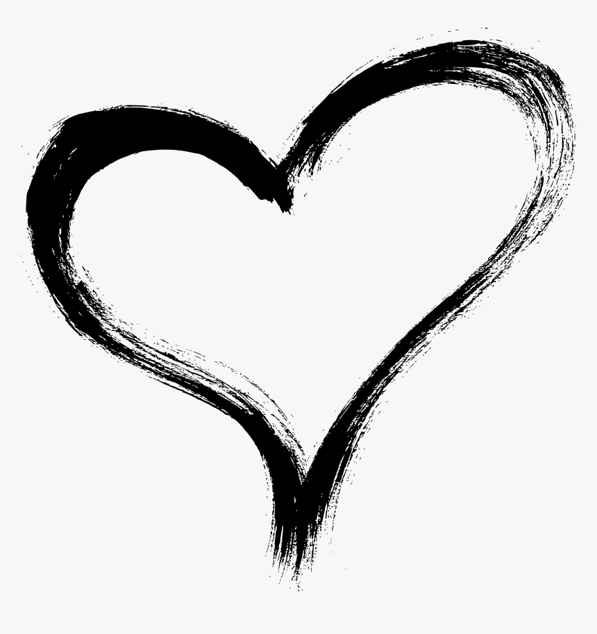 Transparent Heart Drawing Png