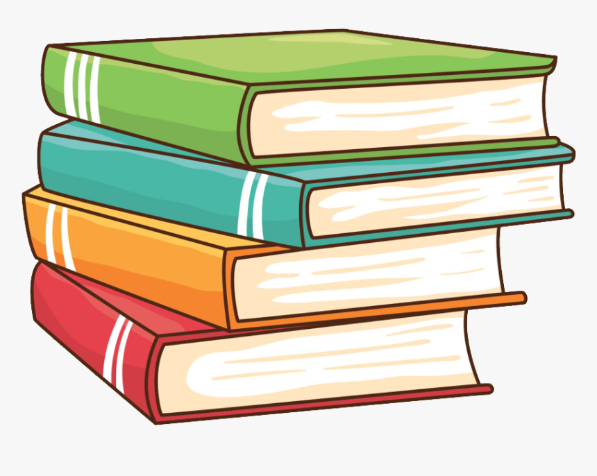 Hand-painted Books Png Download - Transparent Background Books Png