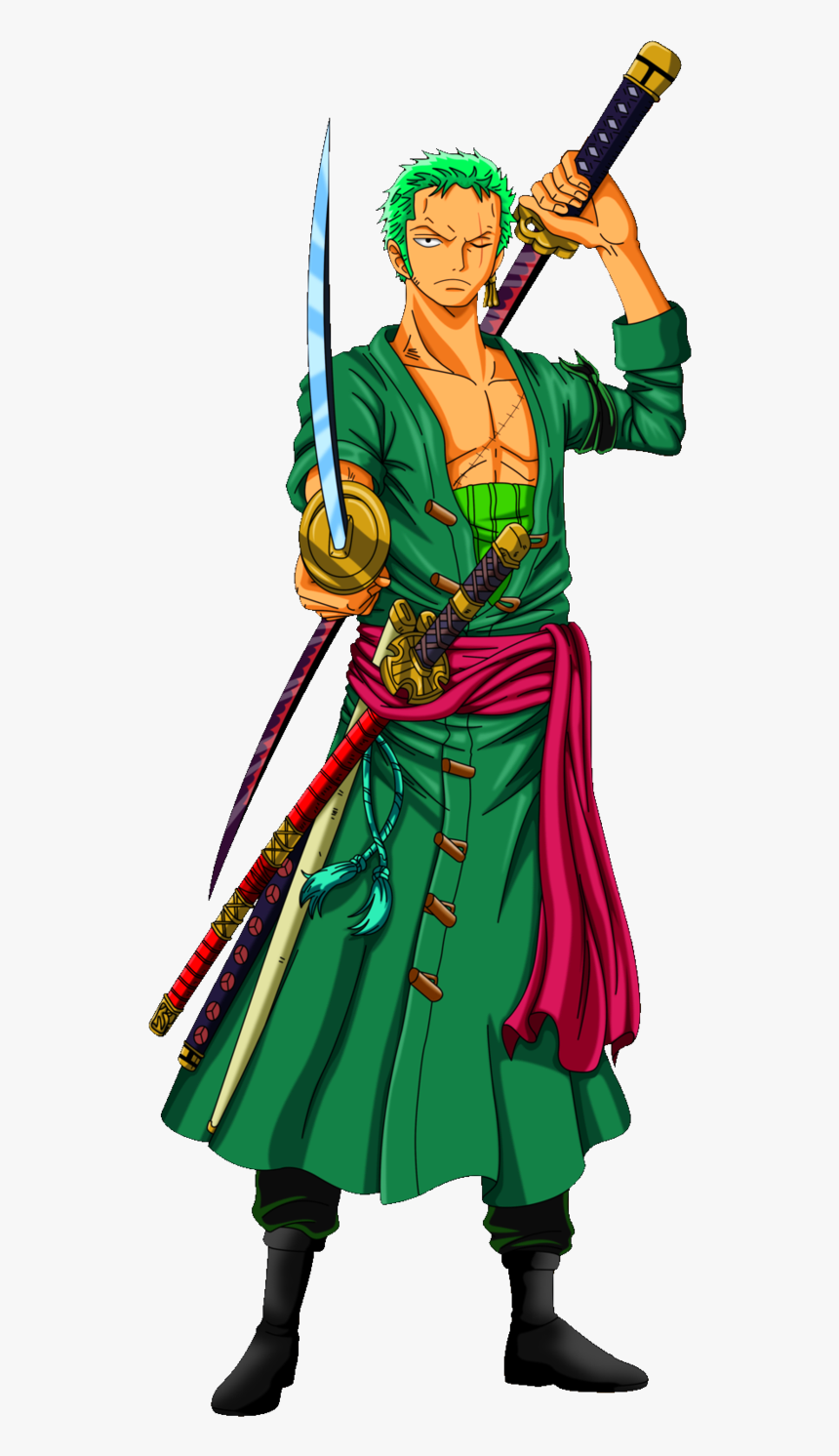 Transparent Zoro Png - One Piece