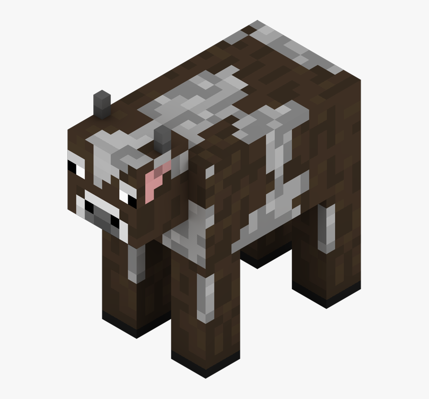 Minecraft Cow Png - Mc Cow