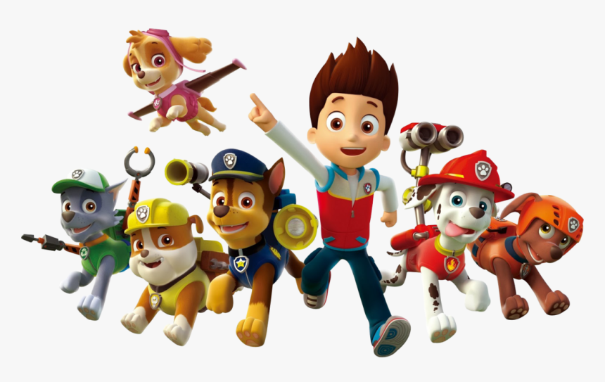 Paw Patrol All Character Png Kids - Paw Patrol Transparent