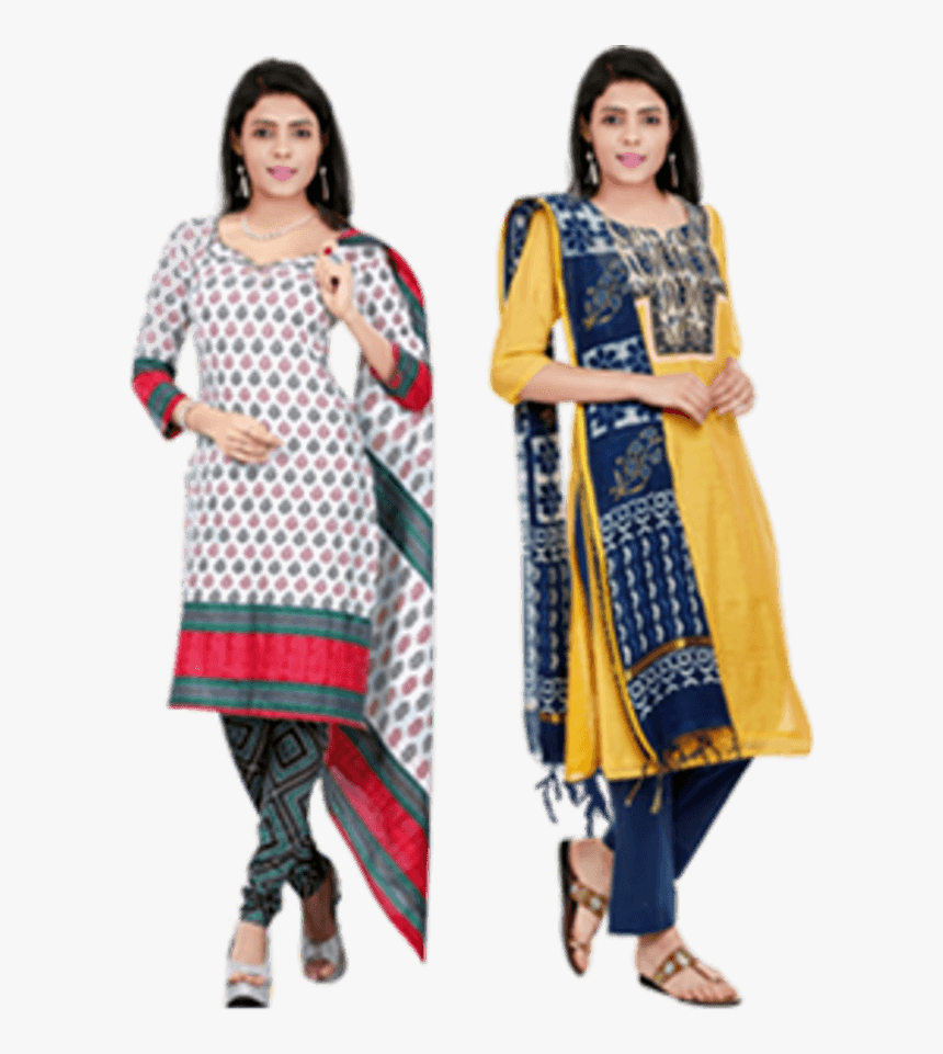 Unstitched Cotton Salwar Suits -