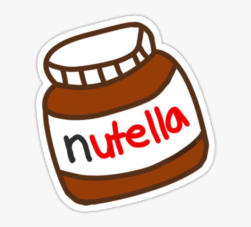 Transparent Nutella Logo Png - Cute Stickers Png