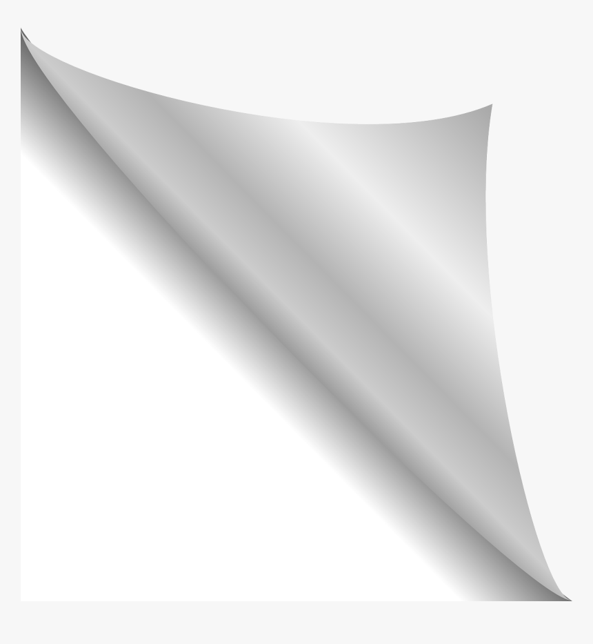Transparent Ripped Paper Png - Black Page Turn