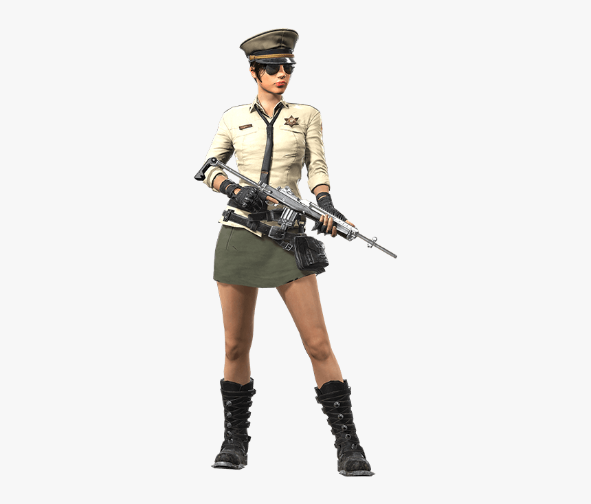 Pubg Female Character Png - Transparent Pubg Character Png
