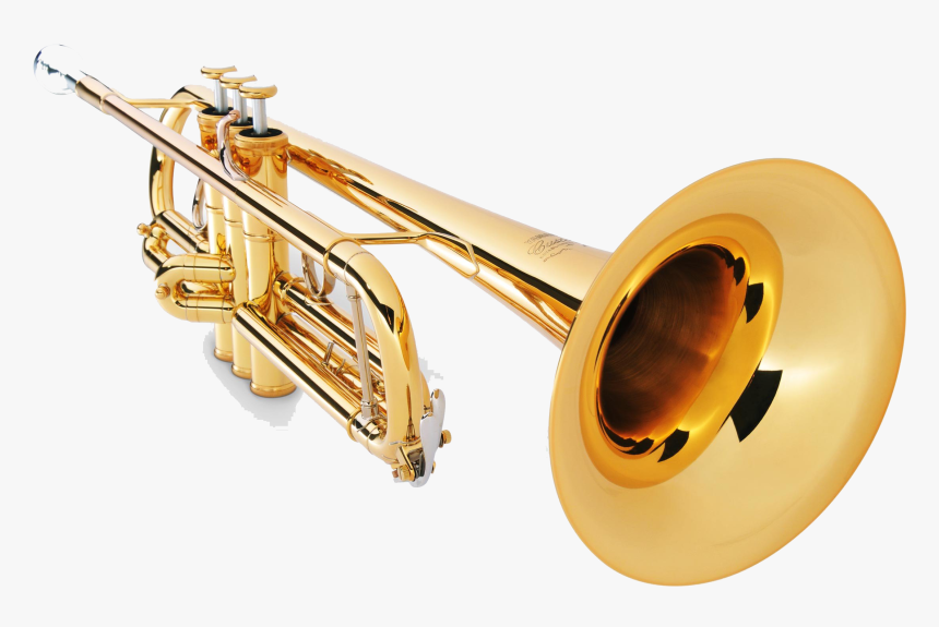 Gold Trumpet Png Image File - Tr