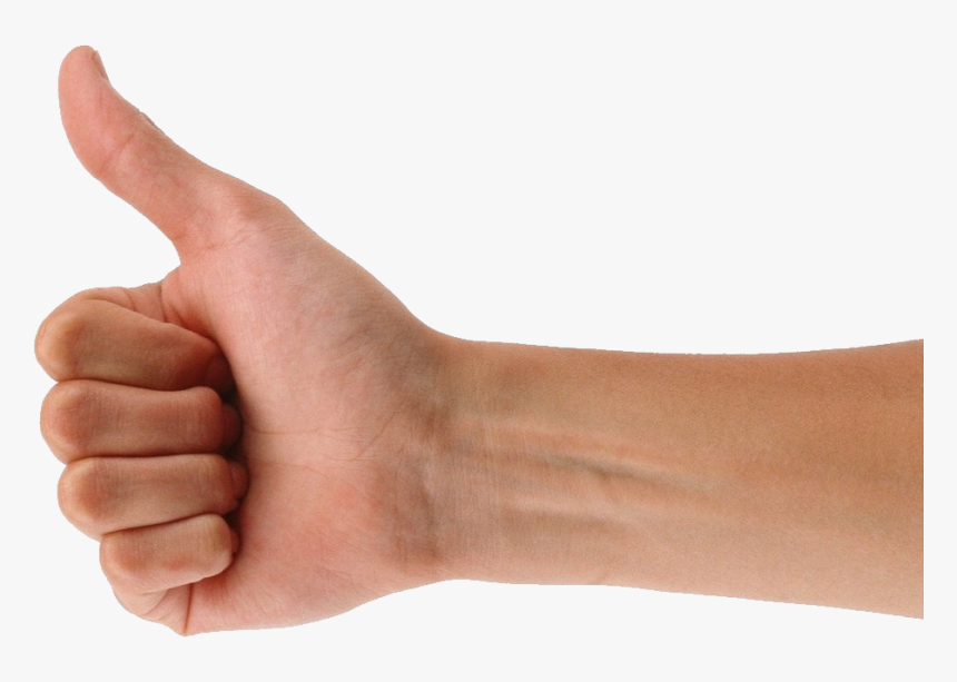 Transparent Like Thumb Png - Thumbs Up Hand Transparent