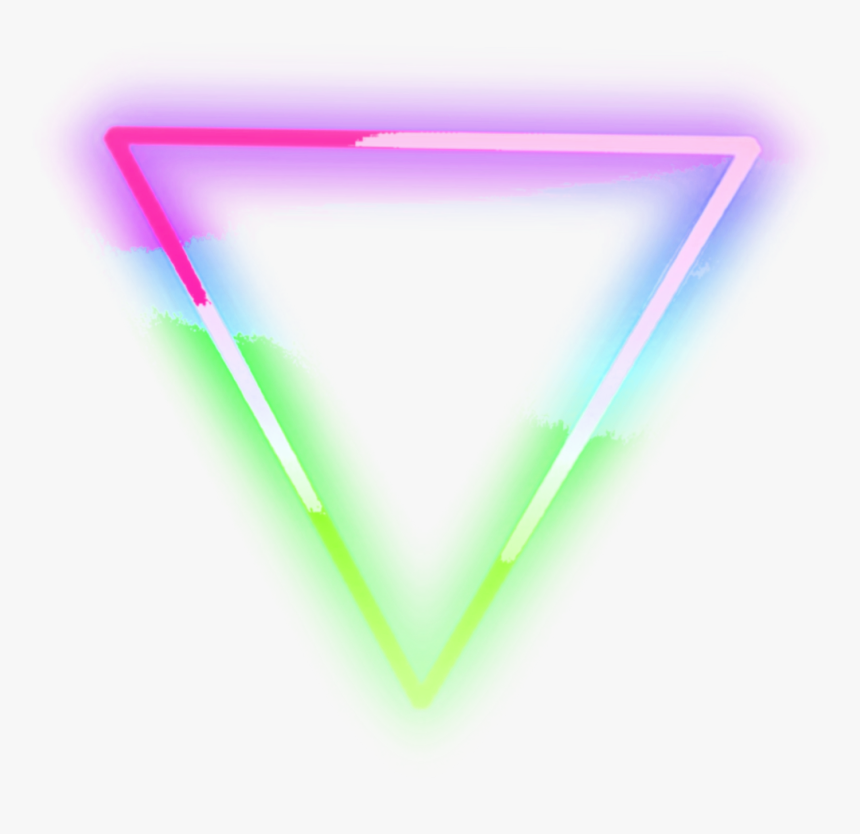 #neon #triangle #pink #green #bl
