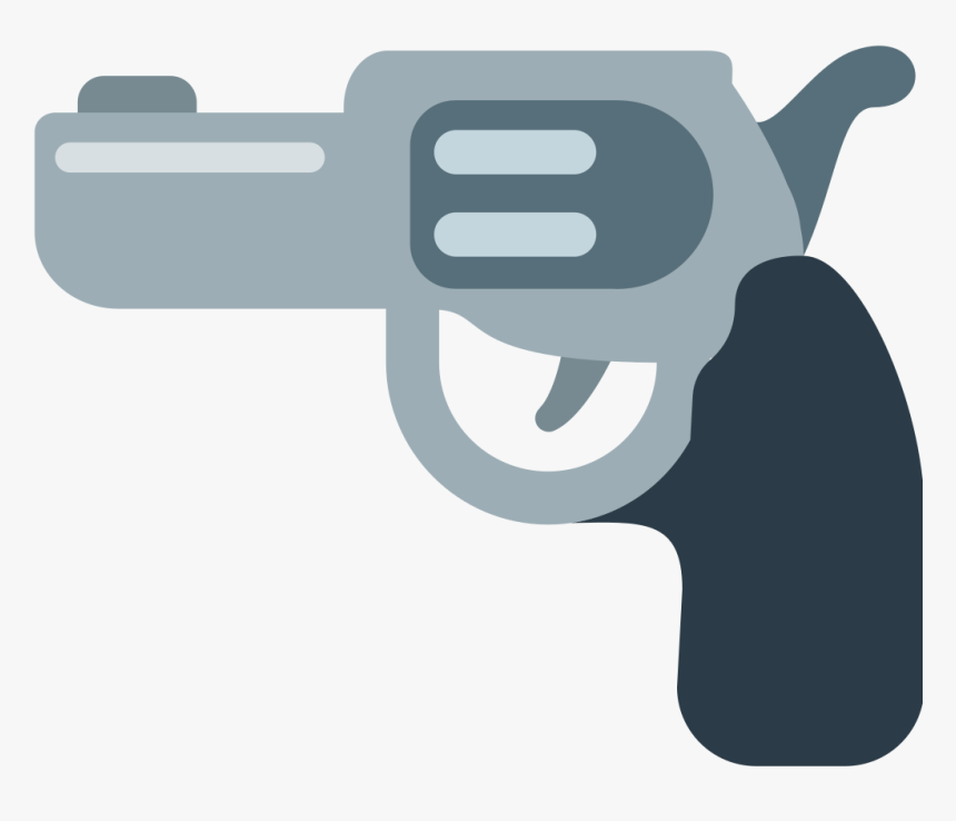 Emoji Pistol Gun Weapon Firearm - Discord Gun Emoji Png