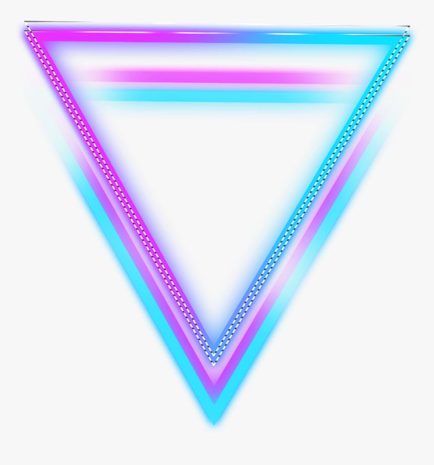 #ftestickers #triangles #abstract #neon #luminous #colorful - Picsart Triangle Png Hd