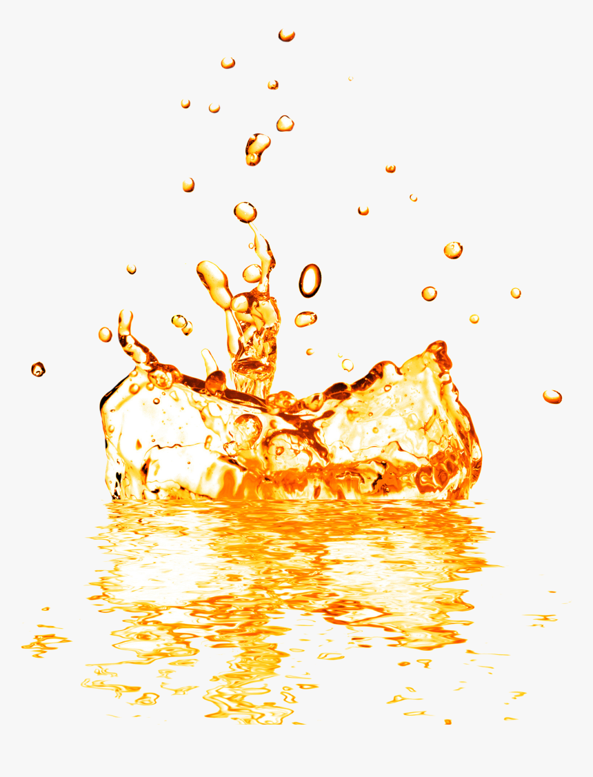 Fruit Splash Png - Yellow Drink 