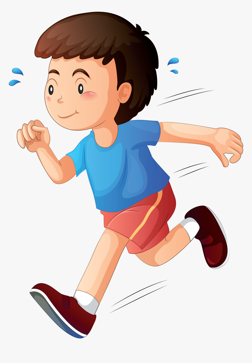 Transparent Jogging Png - Kids Run Clipart