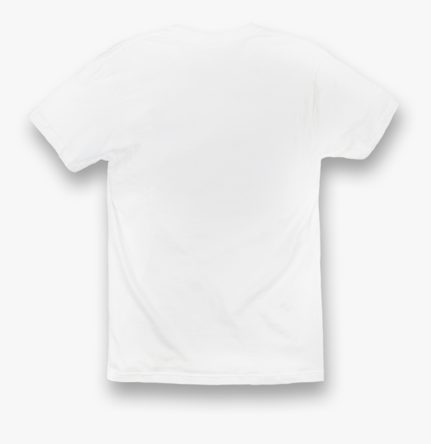 White T Shirt Back Side - White 