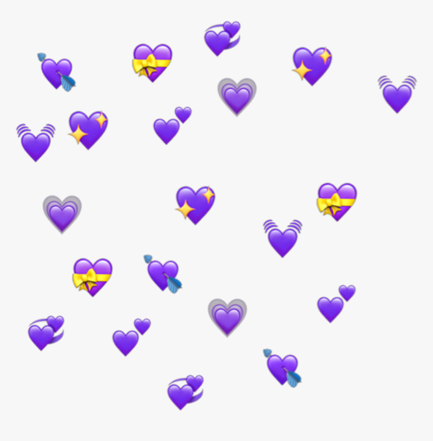 Overlay Heart Emojis Png