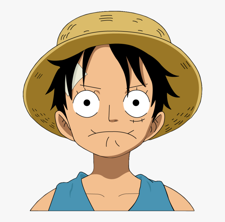 Transparent Face Png - One Piece Luffy Face