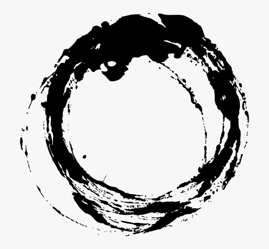 Circle Splash Png - Black Circle