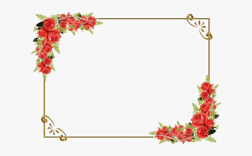 Square Flower Frame Png Clipart 