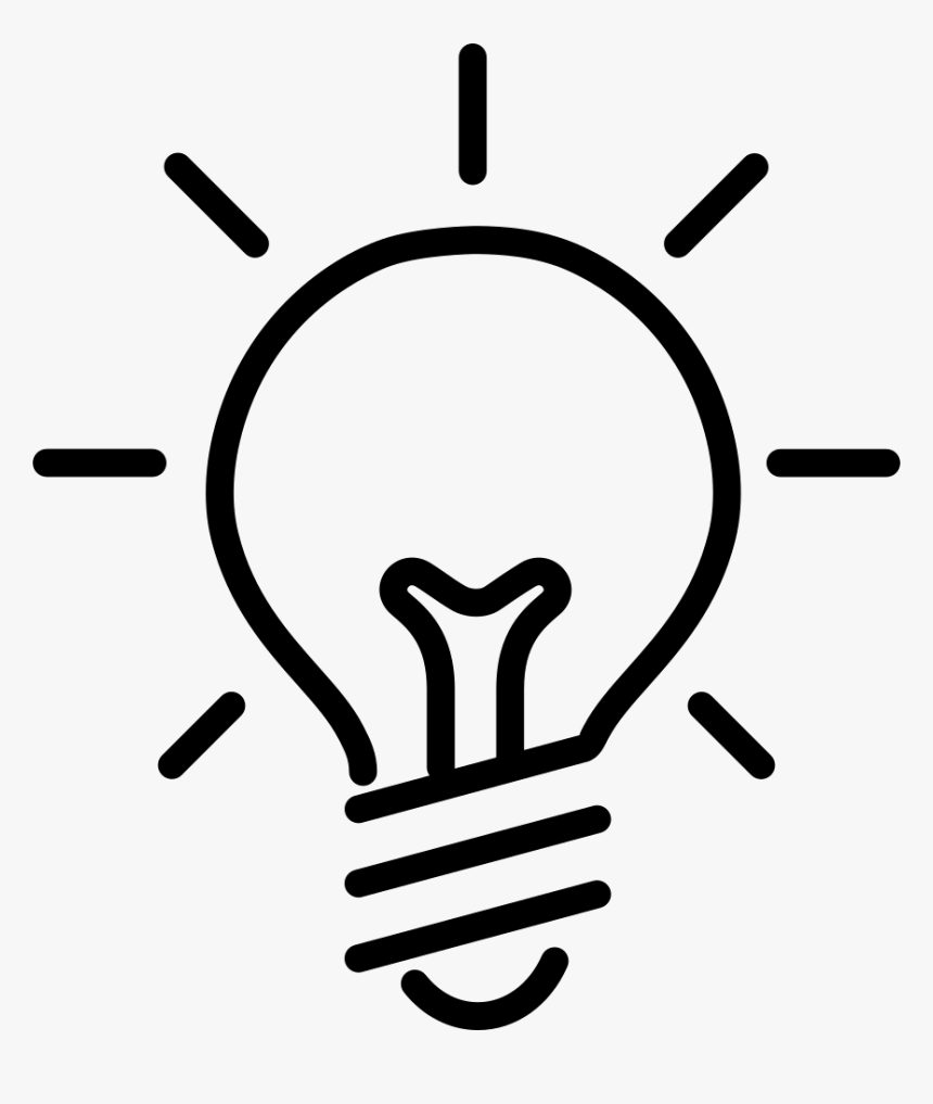 Creative Storm - Transparent Light Bulb Icon Png Idea Icon