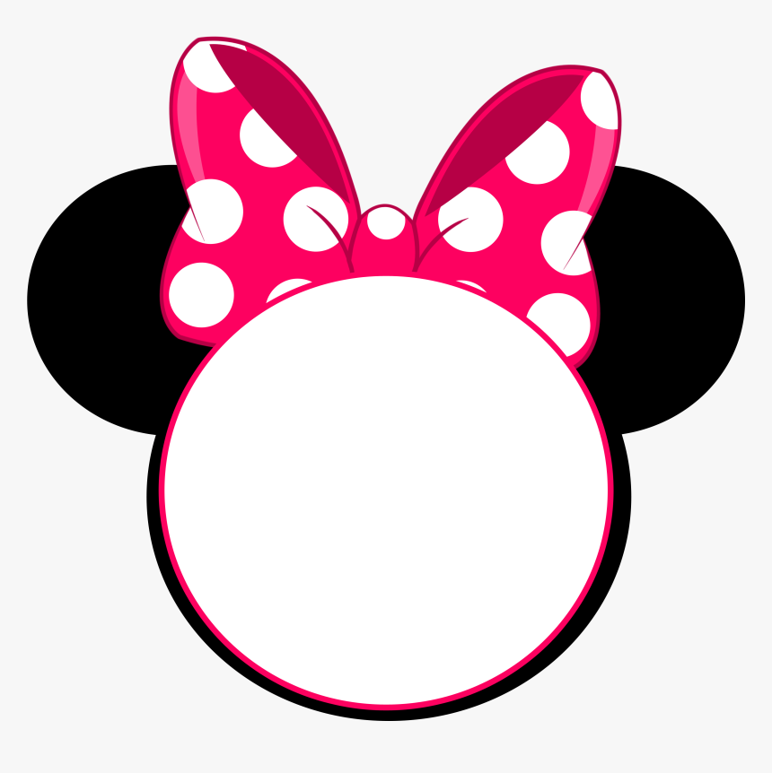 Minnie Mouse Head Invitation