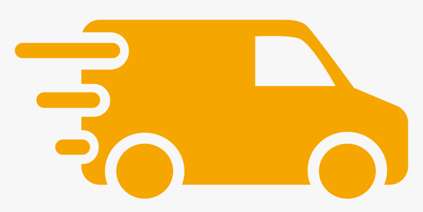 Delivery Van Icon Orange - Deliv