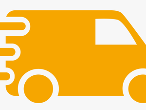 Delivery Van Icon Orange - Delivery Van Png Icon