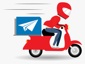 Delivery - Home Delivery Bike Png
