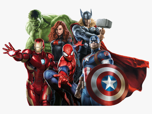 Captain America Spider-man Marvel Studios Carol Danvers - Transparent Background Avengers Png