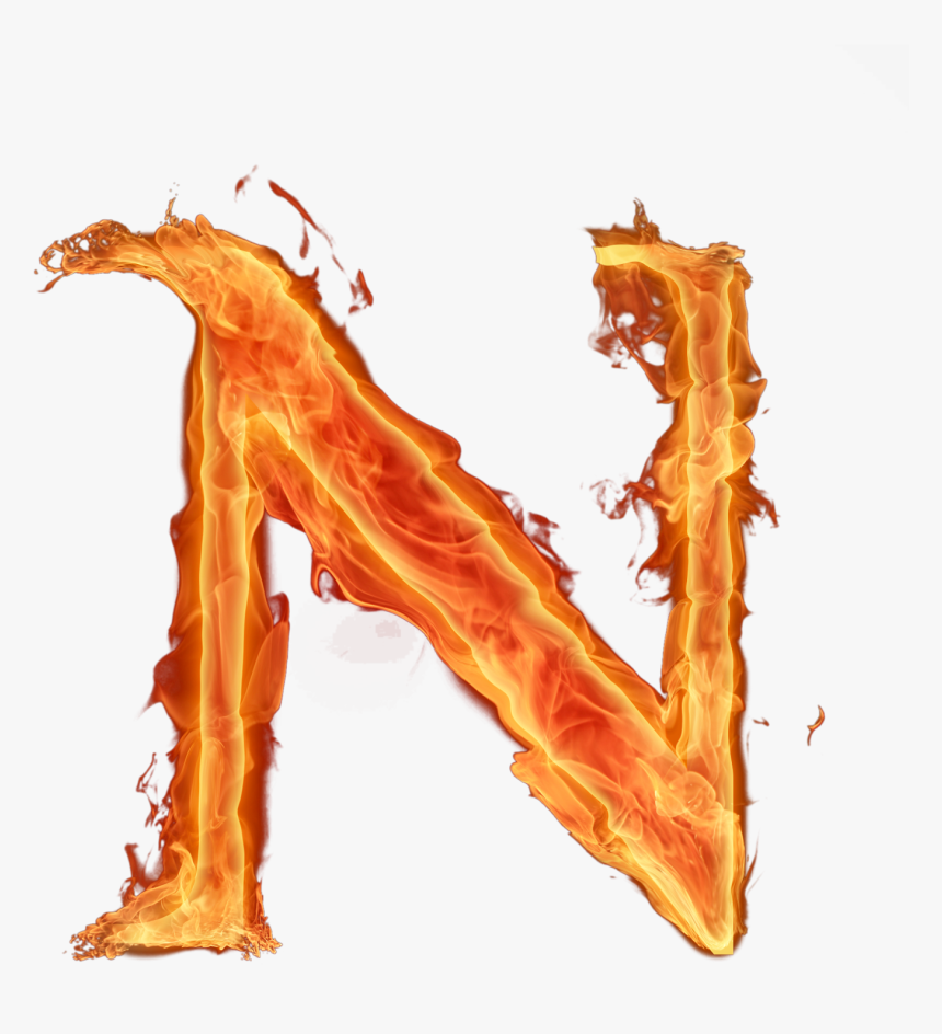 Letter N Fire Png