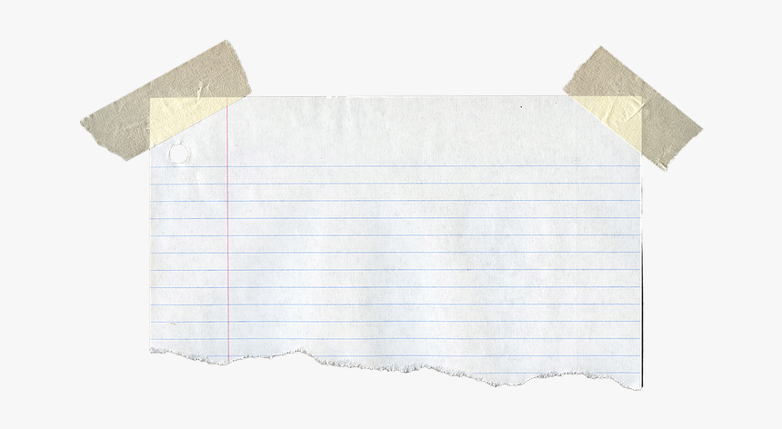 Ripped Notebook Paper Png