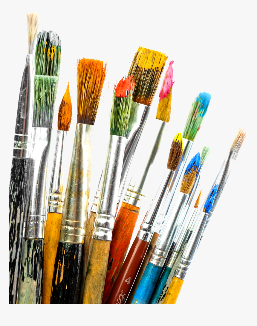 Transparent Art Brush Png - Art Paint Brushes Png