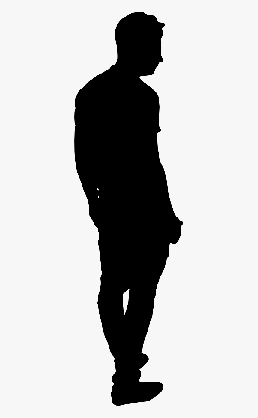 Side View Man Silhouette Png