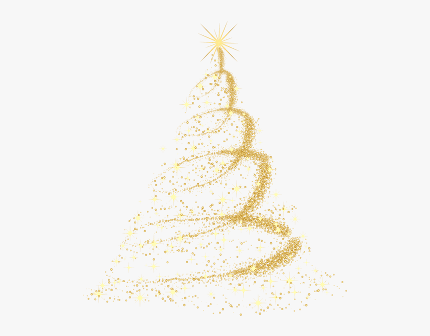 Gold Christmas Tree Png Clip Art